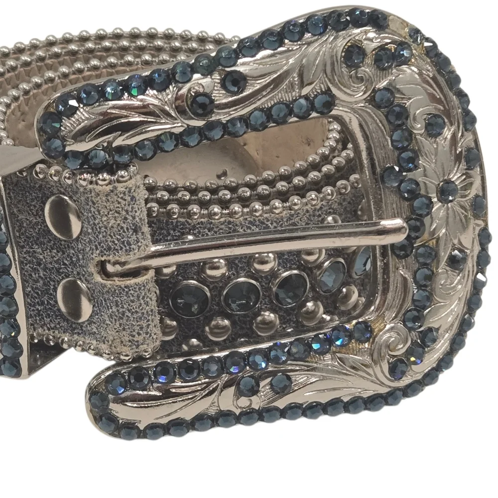 Bb Simon Belt With Swarovski Crystals SZ M